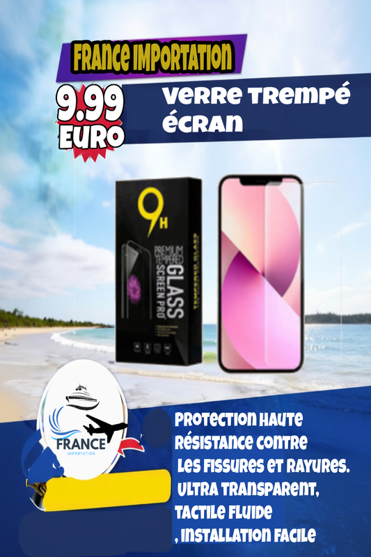 Verre trempé écran