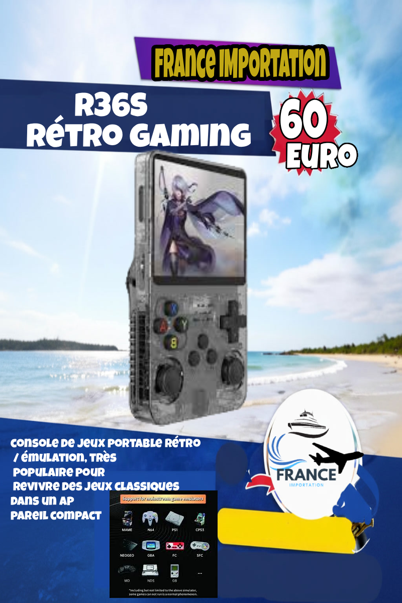 R36S Gale Boy – Puissance et Style